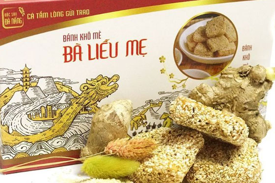 Bánh khô mè bà Liễu đặc sản của Đà Nẵng!