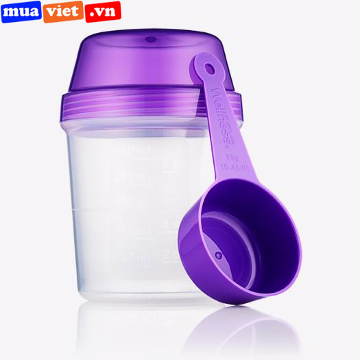 25479 Oriflame Dụng cụ pha lắc bột dinh dưỡng Purple Shaker and Scoop