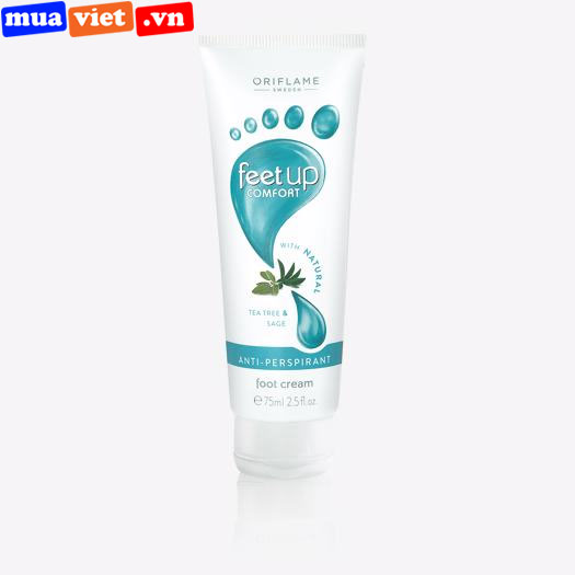 32368 Oriflame Kem dưỡng da chân Feet Up Comfort Anti-perspirant Foot cream