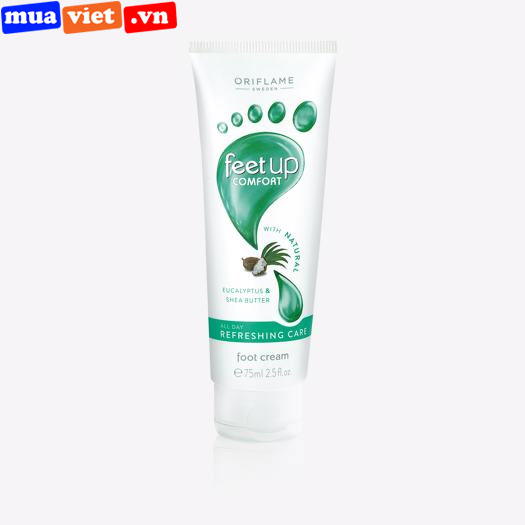 32644 Oriflame Kem dưỡng da chân Feet Up Comfort All Day Refreshing Care Foot Cream