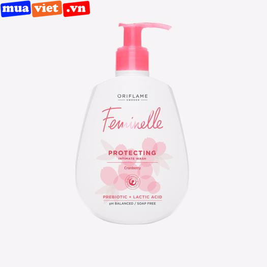 34498 Oriflame Dung dịch vệ sinh phụ nữ Feminelle Protecting Intimate Wash Cranberry