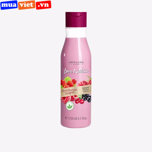 39468 Oriflame Sữa tắm làm sạch mềm mượt da Forest Berries Delight Yoghurt Shower Cream