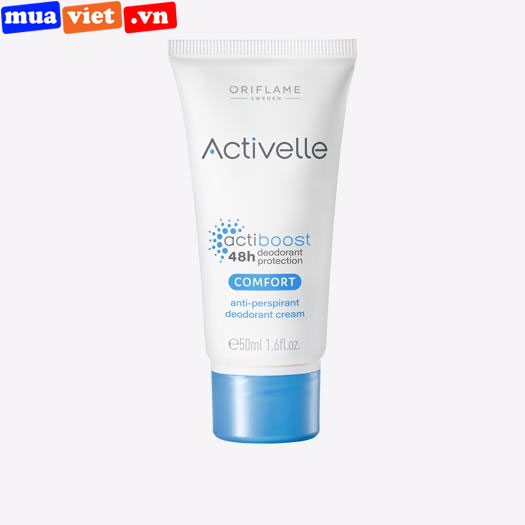 33149 Oriflame Kem hạn chế mùi cơ thể và dưỡng ẩm Activelle Comfort Antiperspirant Deodorant Cream