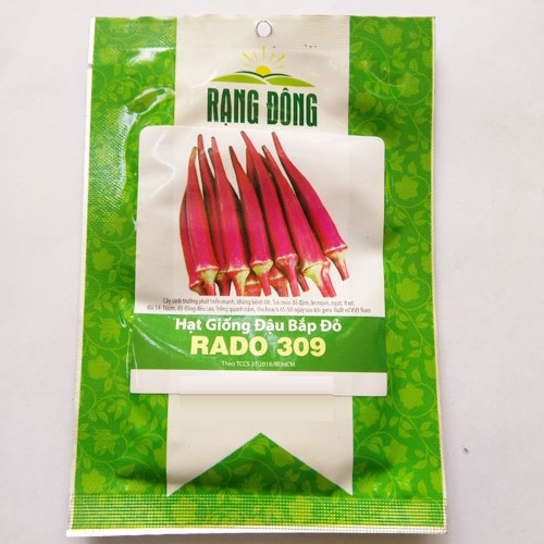 Hạt giống đậu bắp đỏ rado 309