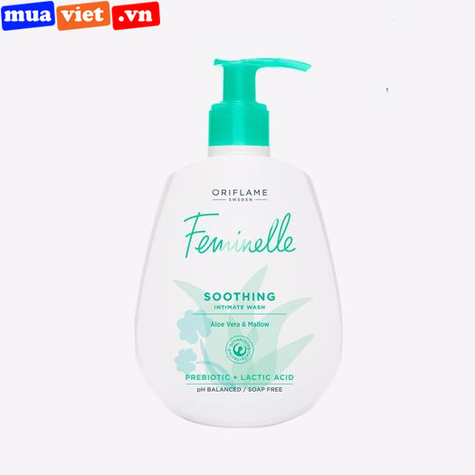 Dung dịch vệ sinh phụ nữ Oriflame Feminelle Soothing Intimate Wash Aloe Vera & Mallow 34499